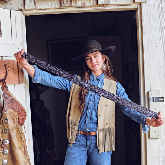 Luck be a Paisley Twilly by Fringe Scarves
