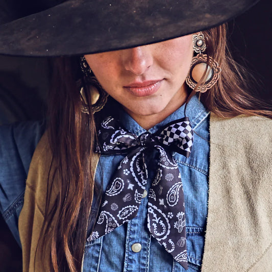 Luck be a Paisley Twilly by Fringe Scarves