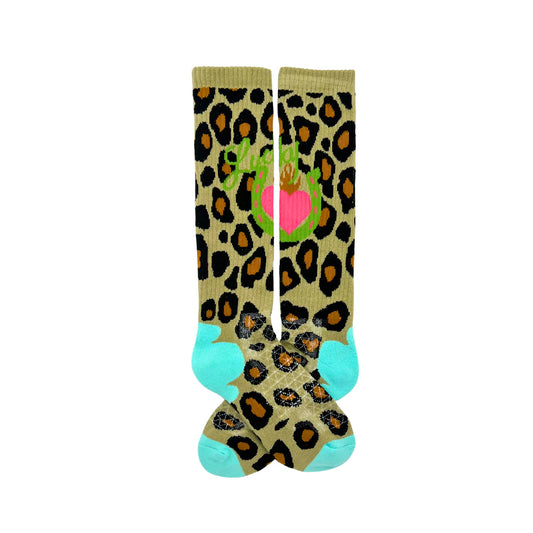 Lucky Leopard Diva Performance Socks