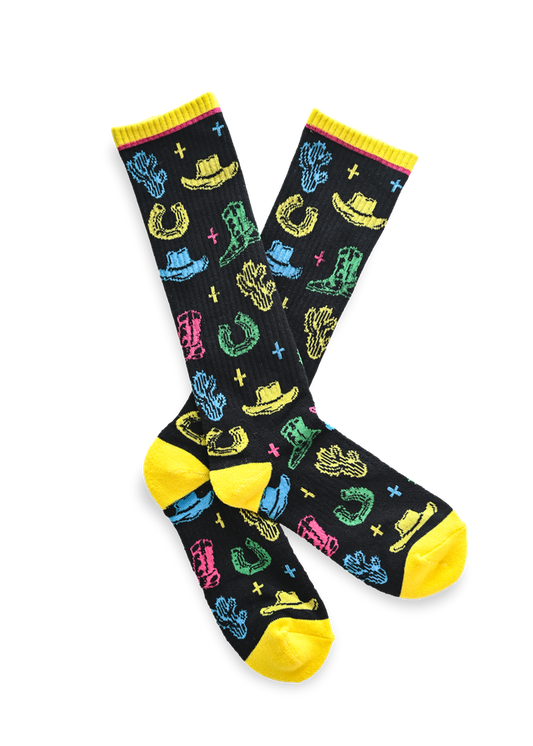 Neon Wrangler Performance Boot Socks