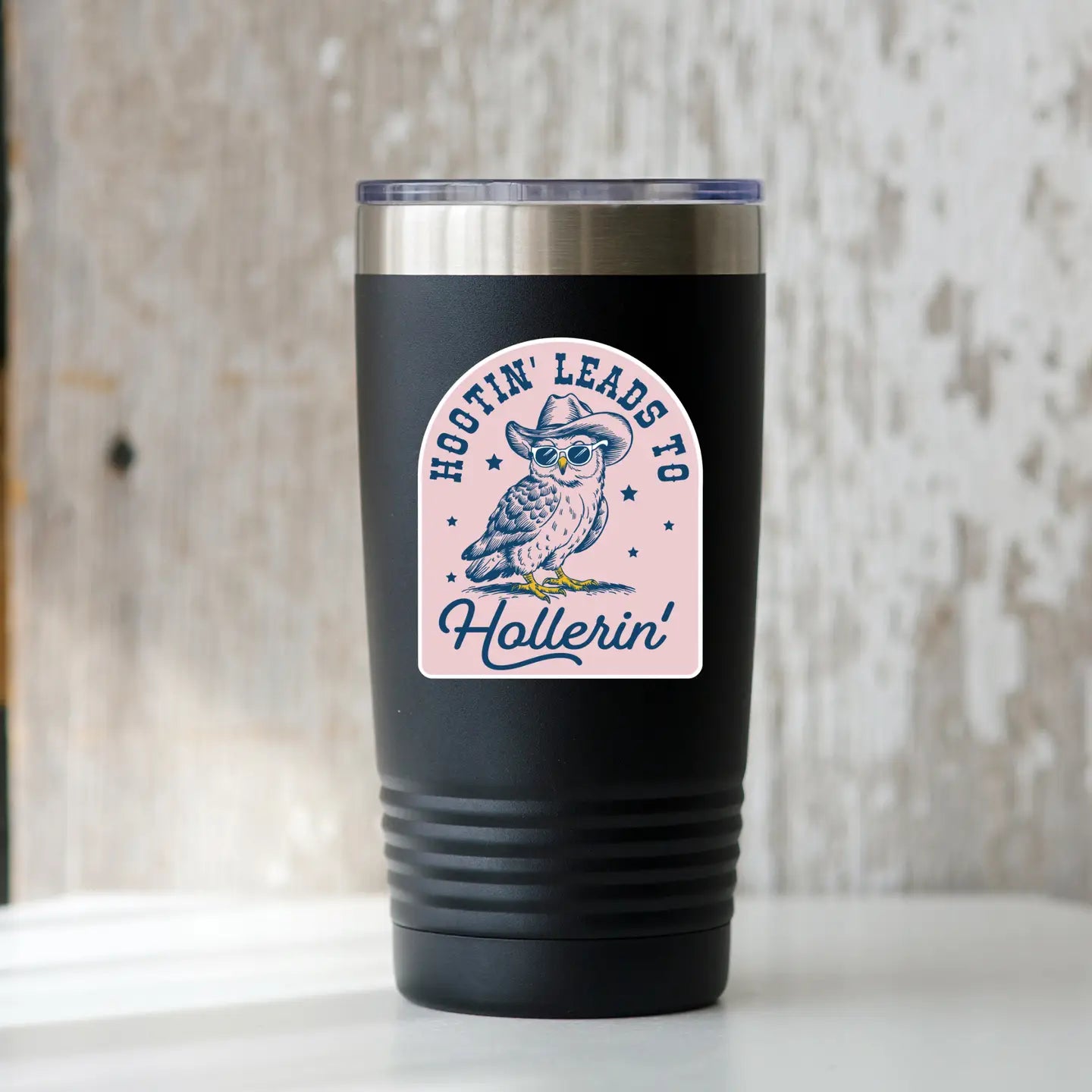 Hootin' Leads To Hollerin' Sticker