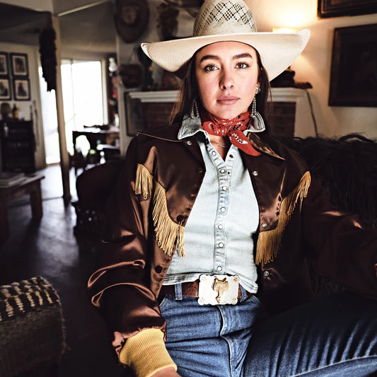 Luck Be a Paisley Bandana by Fringe Scarves