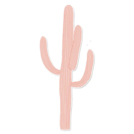 Pink Cactus Sticker