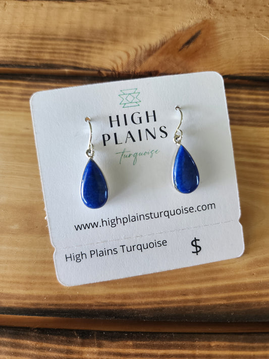 Lapis French Hook Earrings