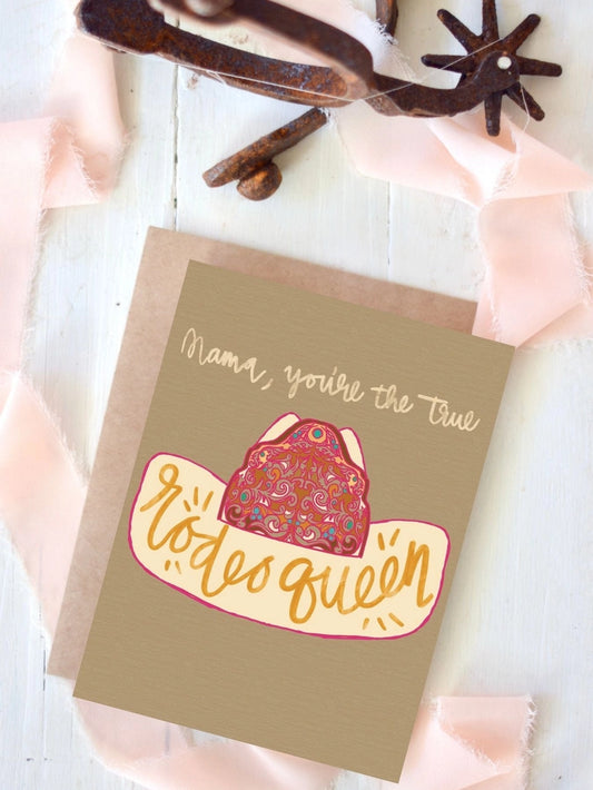 Rodeo Queen Mother's Day Card