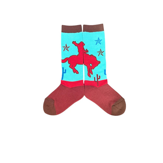 Kids Sunset Rodeo Boot Socks