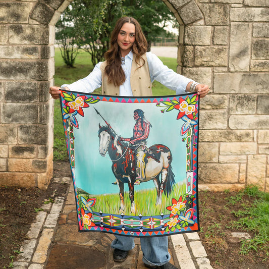 The Wait Silk Scarf by Fringe Scarves
