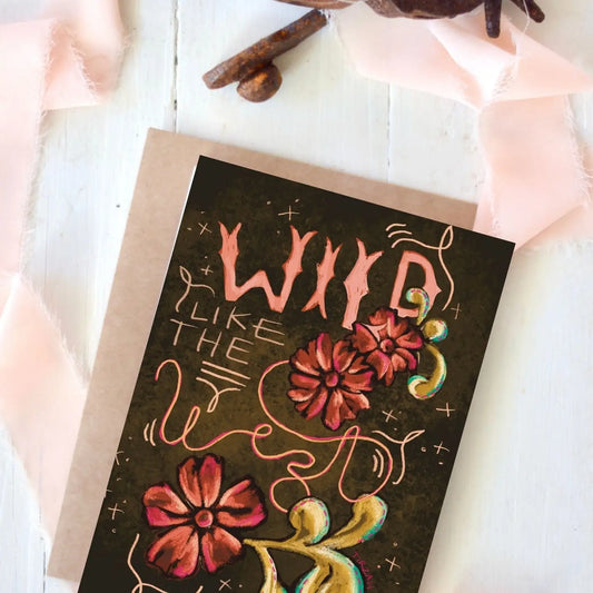 "Wild Like the West" Card