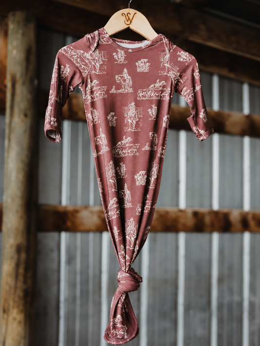 Women of the West Newborn Gown