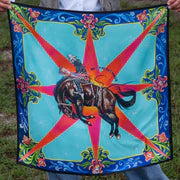 On Top of the World Silk Scarf by Fringe Scarves