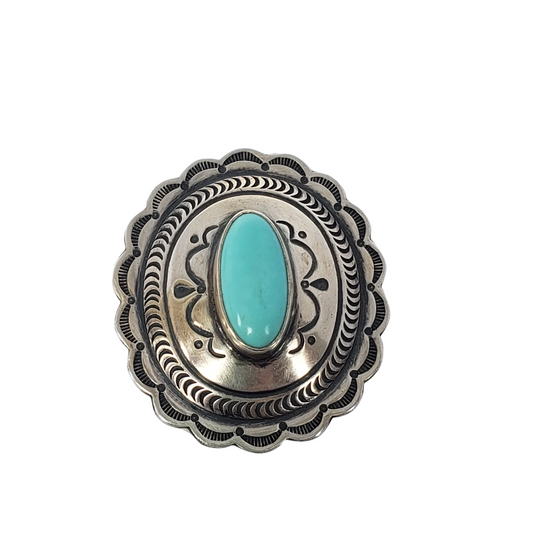 Campitos Turquoise Concho Ring